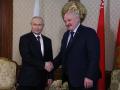 Vladimir Putin y Alexander Lukashenko en Minsk