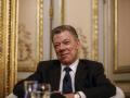 Juan Manuel Santos cuando aún era presidente de Colombia
