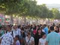 Público en las calles del recinto ferial del Arenal