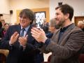 Carles Puigdemont y Toni Comín, en una imagen de archivo