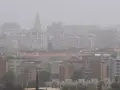 La ciudad de Murcia cubierta por contaminación atmosférica