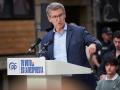 El presidente del Partido Popular, Alberto Núñez Feijóo, participa en un acto de campaña para las elecciones europeas