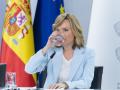 La ministra de Educación, Formación Profesional y Deporte, Pilar Alegría, durante una rueda de prensa posterior al Consejo de Ministros