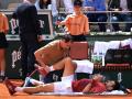 Novak Djokovic recibió tratamiento médico durante su último partido contra Cerúndolo en Roland Garros