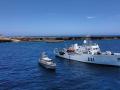 El patrullero Isla Pinto y el buque hidrográfico Malaspina se encuentran en el mar de Alborán
