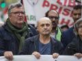 Pepe Viyuela en una manifestación