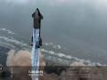 Esta imagen fija tomada de una transmisión de SpaceX muestra el lanzamiento de SpaceX Starship en su cuarta prueba de vuelo