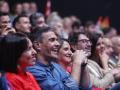 Pedro Sánchez, junto a Diana Morant y Teresa ribera, en un acto del PSOE para las elecciones europeas, en Valencia