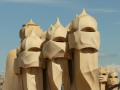 Chimeneas de la Pedrera, en Barcelona