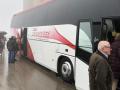 Autobús ocupado por pasajeros del Imserso