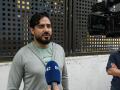 Alvise Pérez, atiende a EFE tras ejercer su derecho al voto