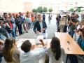 Alberto Núñez Feijóo, durante la votación
