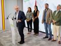 El candidato de Vox a las elecciones europeas, Jorge Buxadé, durante la noche electoral