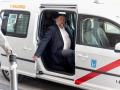 El presidente de ERC, Oriol Junqueras, en taxi.