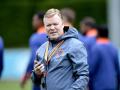 Ronald Koeman preparando la Eurocopa con Países Bajos
