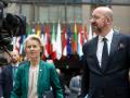 Ursula von der Leyen y Charles Michel, en la sede del Consejo Europeo