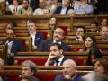 El presidente del PP de Catalunya, Alejandro Fernández, durante el pleno de constitución de la XV legislatura del Parlament de Catalunya, a 10 de junio de 2024, en Barcelona, Catalunya (España). El Parlament da hoy inicio a la constitución de su XV legislatura. La sesión ha comenzado con los 135 diputados electos surgidos de las elecciones del 12 de mayo, después de que el presidente de la Generalitat en funciones firmara el decreto de convocatoria del pleno y se publicara el pasado miércoles en el Diari Oficial de la Generalitat de Catalunya. Los partidos catalanes han intensificado este mediodía sus reuniones internas y contactos de cara a un pacto para la presidencia del Parlament.
10 JUNIO 2024;PLENO;PARLAMENT;GENERALITAT;CATALUNYA
Kike Rincón / Europa Press
10/6/2024