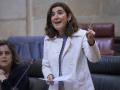 La consejera de Empleo, Rocío Blanco, durante un pleno del Parlamento de Andalucía