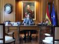 Don Felipe trabaja en el despacho de La Zarzuela