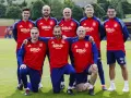 El cuerpo técnico de la selección española encabezado por Luis de la Fuente