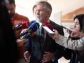 El ministro del Interior, Fernando Grande-Marlaska, atiende a medios de comunicación
