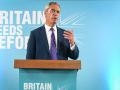El líder del Reform UK, Nigel Farage, presenta el manifiesto electoral general de su partido en Merthyr Tydfil, Gales del Sur