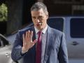 El presidente del gobierno, Pedro Sánchez, a la llegada a la presentación de la nueva Oficina Nacional de Asesoramiento Científico