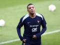 Kylian Mbappe, durante un entrenamiento con la selección de Francia