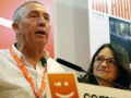 Joan Baldoví y Mónica Oltra, durante un acto de Compromís