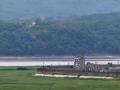 Un puesto de guardia de Corea del Norte, en el lado norte de la Zona Desmilitarizada (DMZ) que divide las dos Coreas