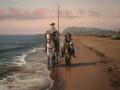 Don Quijote en la playa de Barcelona, por Augusto Ferrer Dalmau