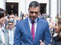 La ministra de Ciencia, Diana Morant, y el presidente del Gobierno, Pedro Sánchez, este jueves en Madrid