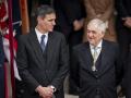 Pedro Sánchez y Cándido Conde-Pumpido