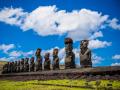 'Moáis' en la Isla de Pascua