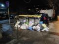 Basura acumulada en unos contenedores de La Coruña, en una imagen de archivo