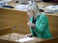 La consejera valenciana de Justicia e Interior, Elisa Núñez, en las Cortes autonómicas