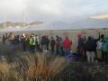 Inmigrantes en un asentamiento chabolista de Níjar