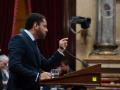 El secretario general y candidato de VOX a las elecciones catalanas, Ignacio Garriga, este miércoles