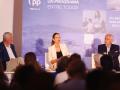 El diputado del PP en la Asamblea de Melilla, Daniel Ventura; la senadora Isabel Moreno, y el presidente de la ciudad, Juan José Imbroda