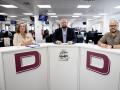 Carmen de Carlos, Diego Moreno y Edgardo Pinell en A debate