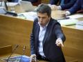 Carlos Mazón, durante la sesión de control al Consell de este jueves