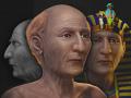 Recreación del rostro de Ramsés II en 3D