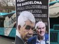 Los carteles contra la familia Maragall aparecieron en la precampaña de las últimas elecciones municipales