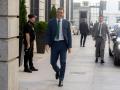 El presidente del Gobierno, Pedro Sánchez, llega a una sesión de control al Gobierno, en el Congreso