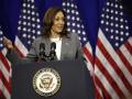 Kamala Harris en un acto reciente
