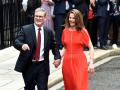 Mandatory Credit: Photo by DW Images/Shutterstock (14572813l)
Leader of the Labour Party Sir Keir Starmer with his wife Lady Victoria Starmer arrives in Downing Street to take the keys to No10 after an audience with King Charles lll as he becomes the UK's Prime Minister after winning yesterday's General Election and taking control after 14 years of Conservative rule.
Keir Starmer Downing Street, Westminster, London, UK - 05 Jul 2024 *** Local Caption *** .