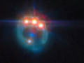 Efecto de lente gravitacional en el cuásar RX J1131-1231