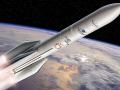 Ilustración de un cohete Ariane 6