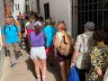 Turistas en la calle Judíos
