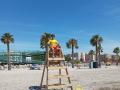 Socorrista en la playa de San Gabriel de Alicante